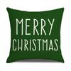 New Home Christmas Pillow Cover Linen Print Santa Claus Living Room Sofa Cushion Bedroom Cushion