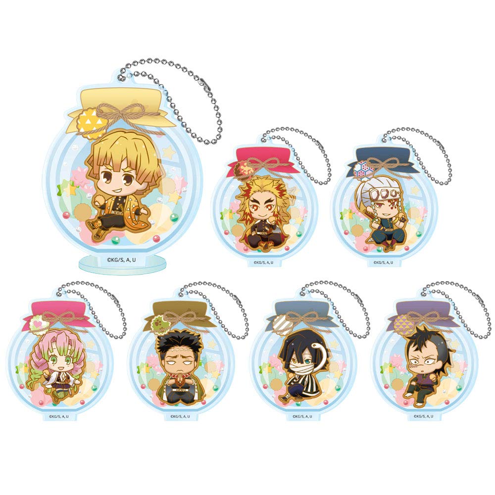 

Клинок, рассекающий демонов Тоджикоре 3 Акриловый брелок-печенье B BOX продукт всего 7 видов Vol. 1 КОРОБКА=7 штук,