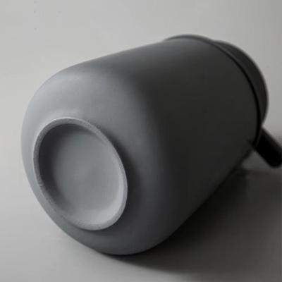 Minimalist 300ml Lotion Soap Bottle Refillable Ceramic Soap Pump Dispensers Leak-Proof Easy To Press Hand Soap Dispenser Travel