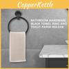 Stainless Steel Towel Ring And Tissue Holder Set Suitable For Daily Use Bathroom