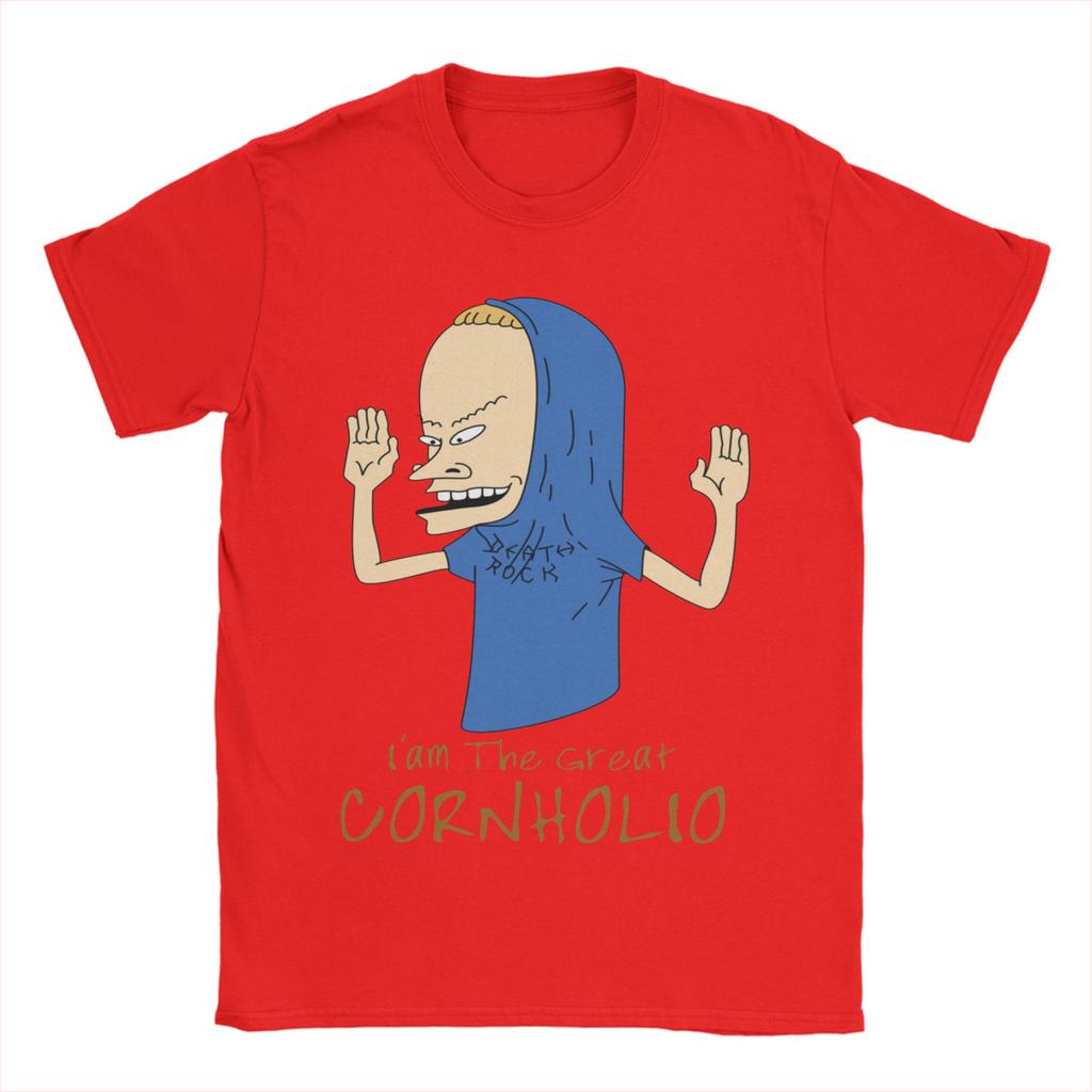Beavis and Butthead Great Cornholio T Shirt 90s Cartoon BB 100 Cotton Clothing Vintage Short Sleeve Tees Plus Size TShirts