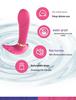Wireless Remote-Control Wearable Vibrating G-Spot Heating Dildo for Women