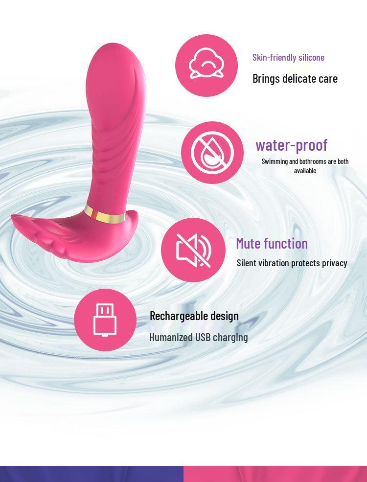 Wireless Remote-Control Wearable Vibrating G-Spot Heating Dildo for Women