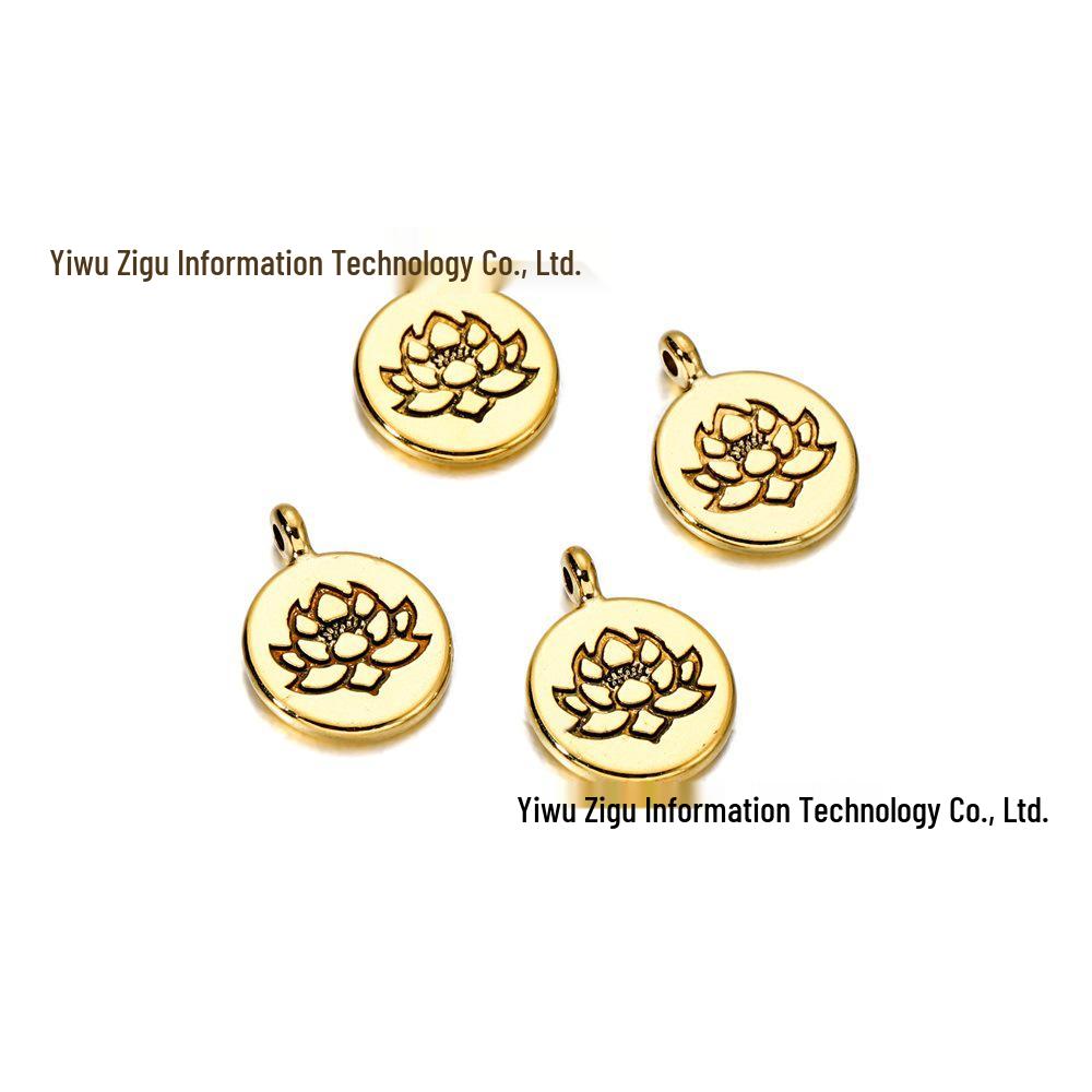 Pingente Buda Lótus Árvore da Vida - Acessório de Liga para Joias DIY