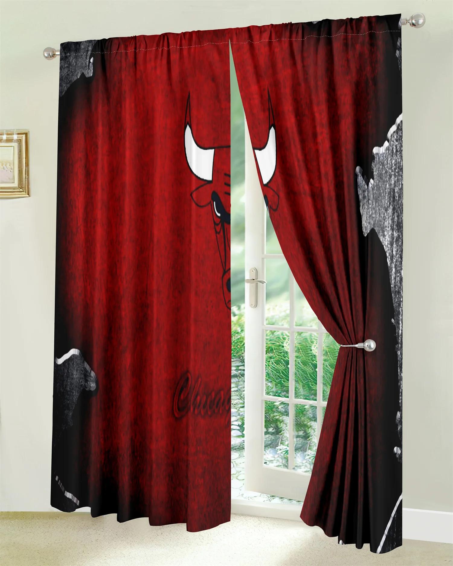

Basketball Trendy Design Star Logo Fashion Up to date Boy Men Fans Drape Drapes for Living Room Bed Room Kitchen 2 Pieces Decor 100W160H(CM)40x63in&Grommet Top