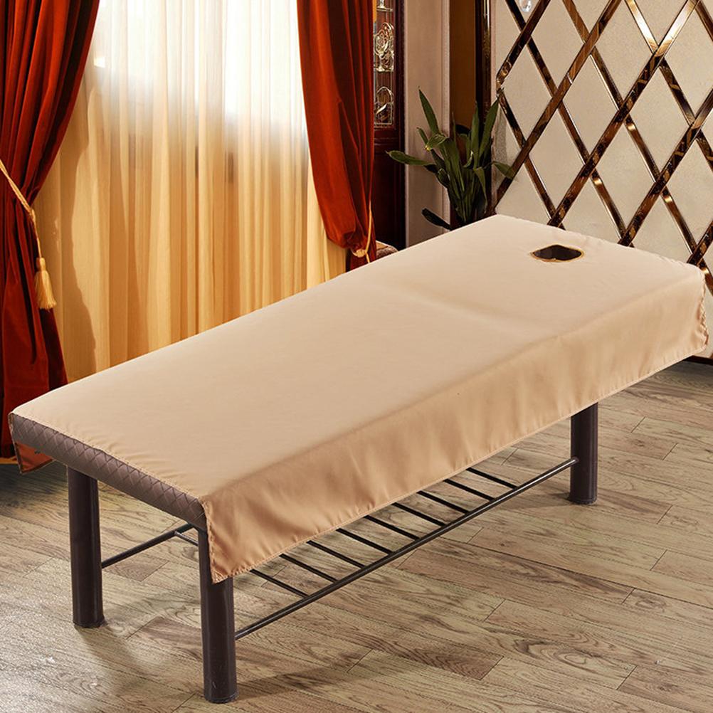 Massage Table Sheet Massage Bed Cover with Face Hole Salon SPA Cover Professional Beauty Massage Bed Sheet