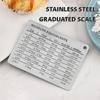 1Pcs Stainless Steel Kitchen Measure Magnetic Mount Spoon Accessories Baking Scale Plate Household Kitchen Tools