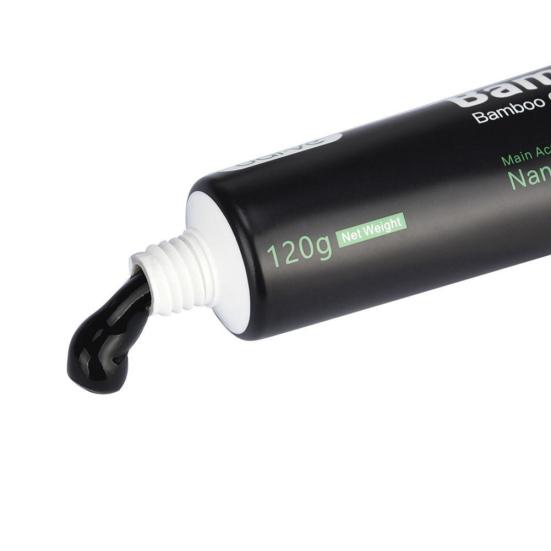 120g Whitening Toothpaste Bamboo Charcoal Teeth Care Black Removes Stains