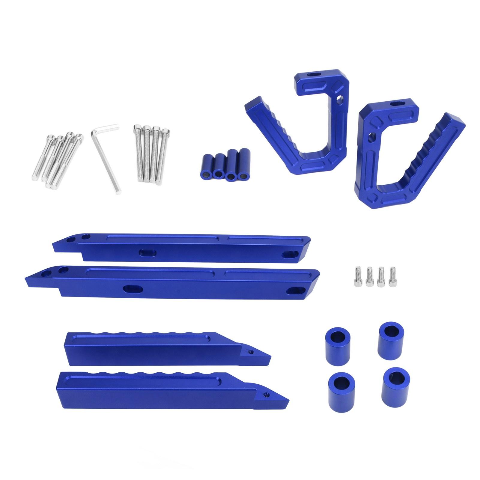 

Front Rear Grab Handle Kit Grab Bar Hand Mount Replacement for Jeep Wrangler JK 2007 to 2018 Models Blue синий