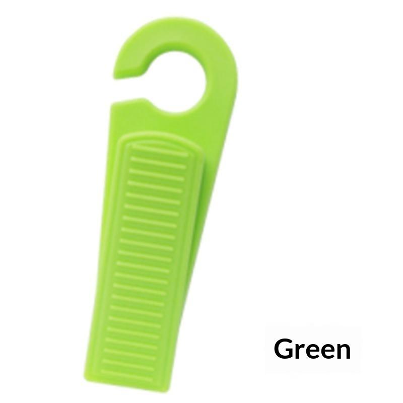 Punch Free Door Stopper Easy Remove Hangable Windproof Non-Slip Door Holder for Rental Home Bedroom