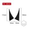 For Cadillac Ats 2013- Center Dashbaord Speedometer Trim Panel Cover Parts Soft Real Carbon Sticker Car Interior Accessories