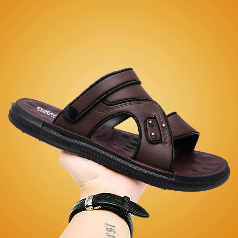 Summer Men Sandals Open Toe Flat Mens Casual Shoes Outdoor Walking Sandals for Men Beach Shoes sandalias hombre Men slippers