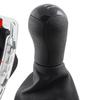 Ford Focus Mk2 04-08 BLACK gear shift knob + gaiter with CHROME frame 5 SPEED