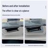 BMW X5L HUD Display Protective Cover: Curved 6D Design, Scratch-proof, Anti-reflective Interior Accessory.