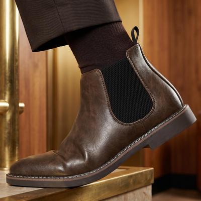 Stivali Uomo Marca Retro Comodi Casual Moda 2026 Stivali Pelle