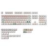 137Keys/set MOTProfile Glasses Panda Keycap PBT Dye Sublimations KeyCaps 6.25U For Mechanical Keyboards DIY 61 64 84