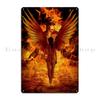 Through The Fire Cliff Metal Signs Funny Customize Custom Create Create Tin Sign Poster