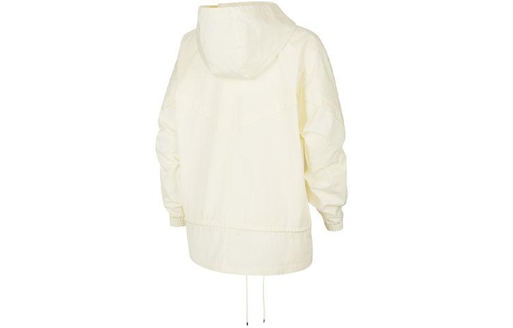 Nike Jackets Women`s Ecru Hooded Moderate