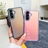 KEYSION Fashion Laser Gradient Colorful Phone Case for Samsung A17 5G Soft TPU+PC Shockproof Back Cover for Galaxy A17 4G