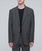 Relaxed Basic Wool Blazer [Medium Grey]