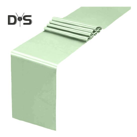 Satin Table Runner 108 X 12 Inch Wrinkle-Free Table Runner Solid Color Table Runner for Wedding Birthday Parties Banquets Dining Table Decor