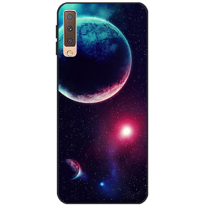 Cases For Samsung Galaxy A7 2018 Cover Silicon Color Phone Case Cover For Samsung A7 2018 A750 A750F 6.0 Inch Protective Shell