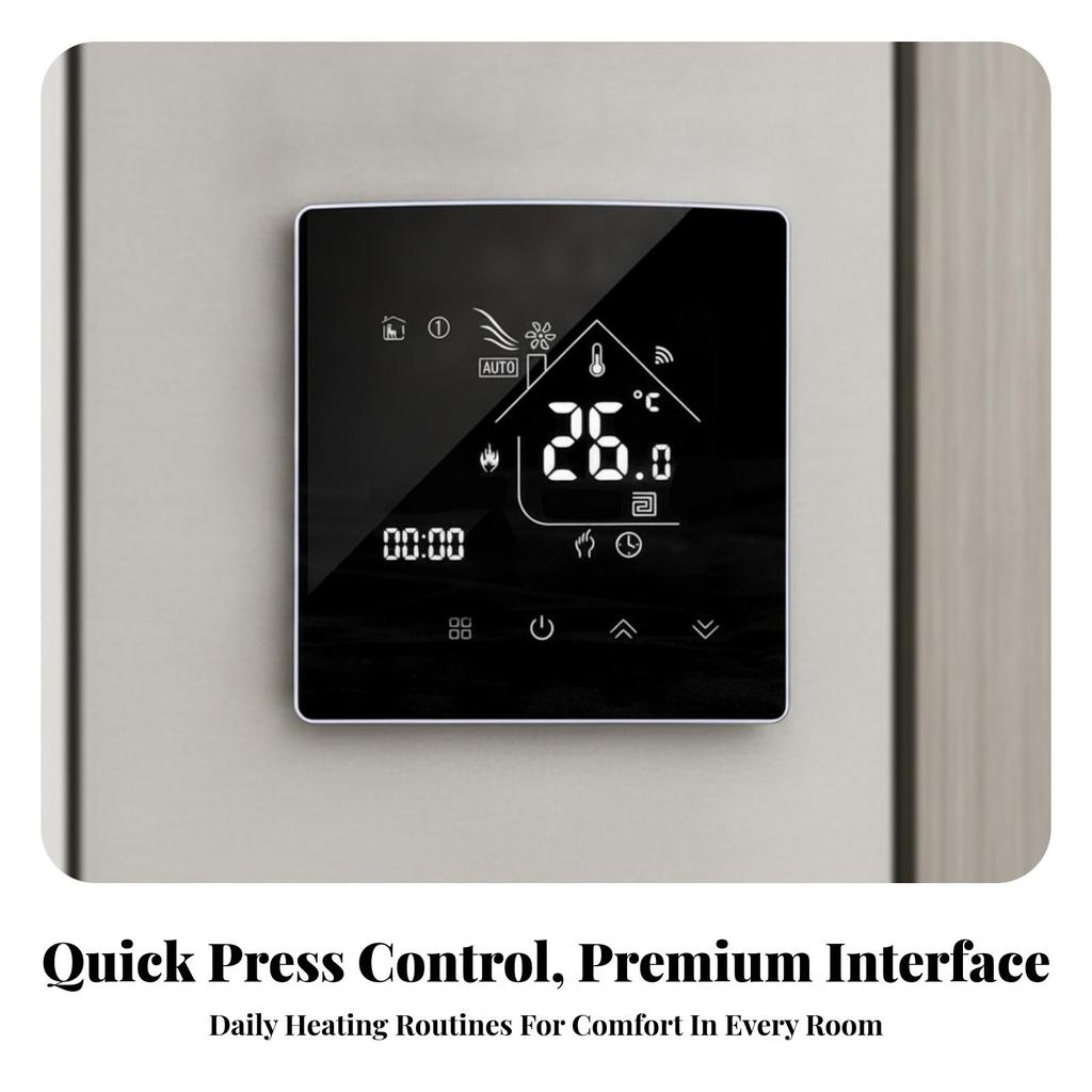 Smart Thermostat Wall-Mounted Heating Controller for Home, Homeowners