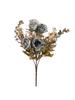 Silk Roses Artificial Flowers Wedding Home Room Dining Table Cala Wreath Beautiful Bridal Bouquets Table Centrepieces DIY Gifts