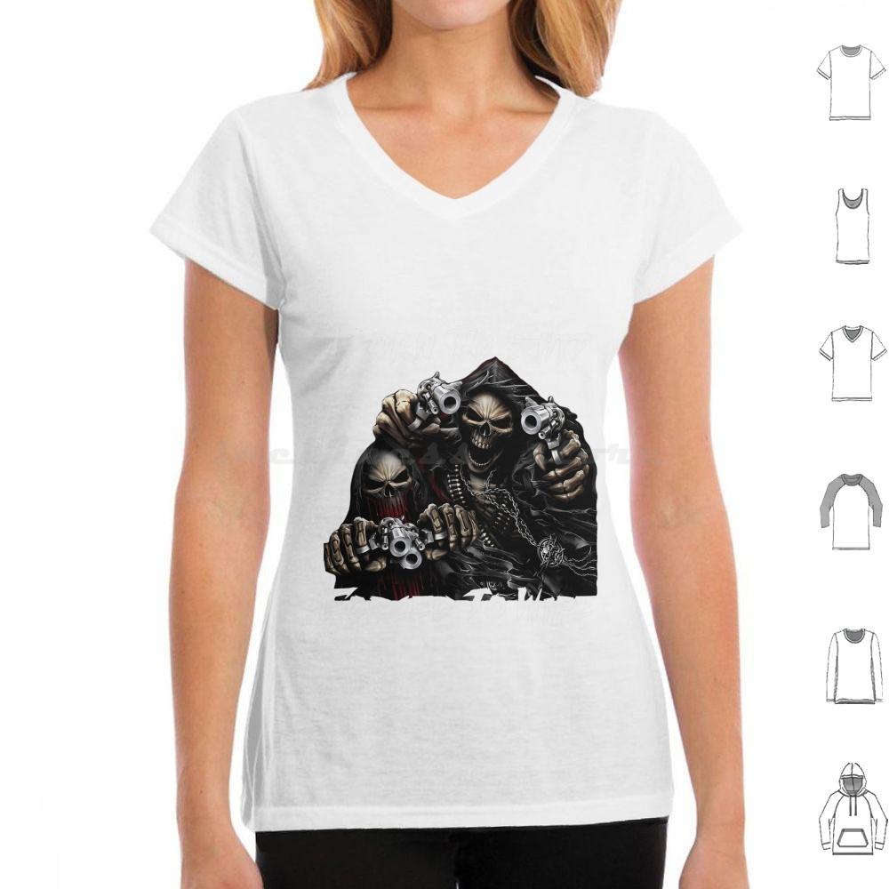 Born To Shit Forced To Wipe 2 Lustiger Totenkopf Badass Skelett Mit Waffen Meme T-Shirt Große Größe 100% Baumwolle Born To Shit Forced To