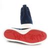 Ausgezeichnete Christian Louboutin High-Top-Sneaker LOUIS ORLATO FLAT blauer Samt 40 Gebraucht