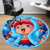 1pc Tony Tony Chopper One Piece Office Round Area Rug, Indoor Mat Suitable For Office, Under Office Chairs Bedroom Living Room Home Decor  A0908190