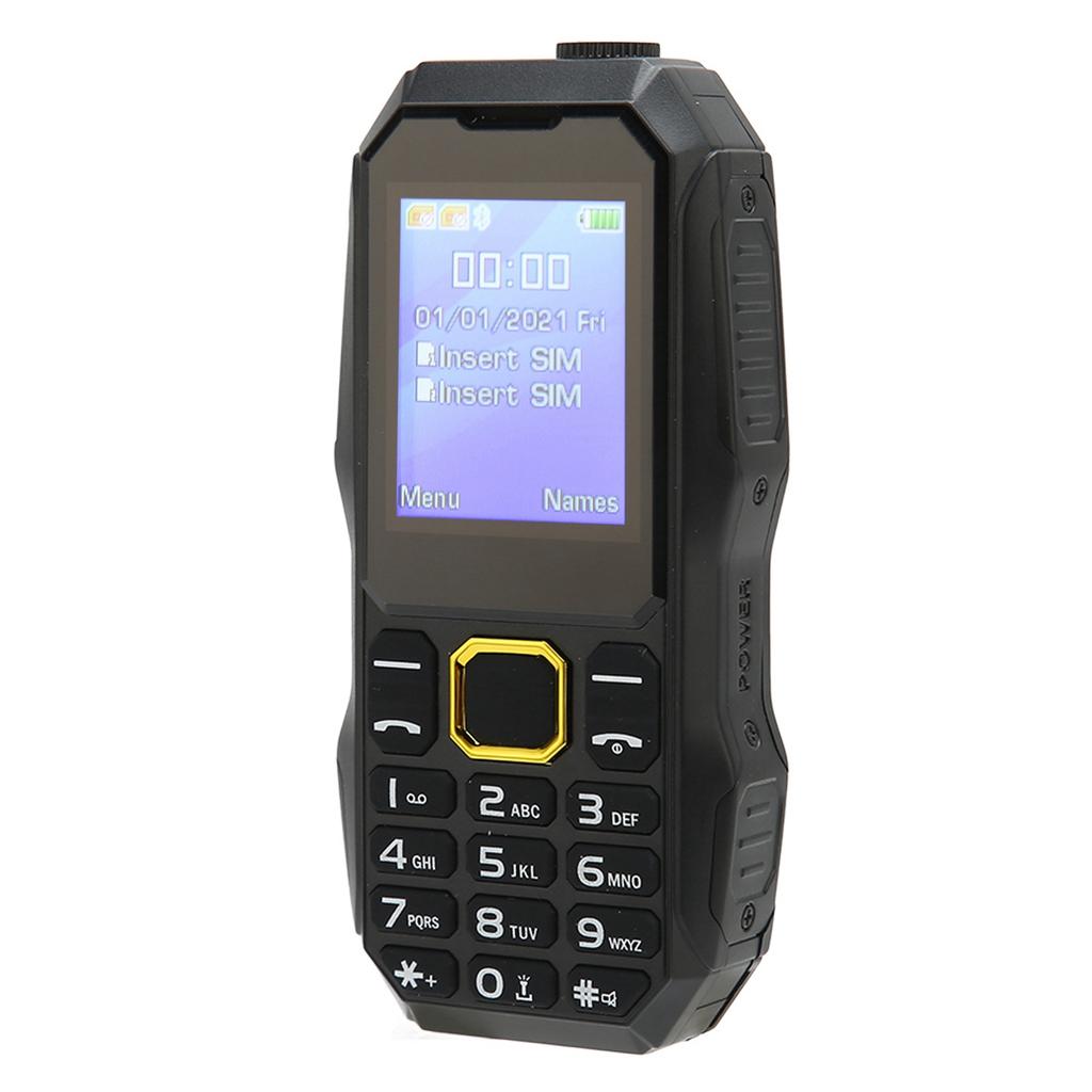 Elderly Mobile Phone 1.8in LCD Large Buttons Dual Card Dual Standby Seniors Phone with 5800mAh