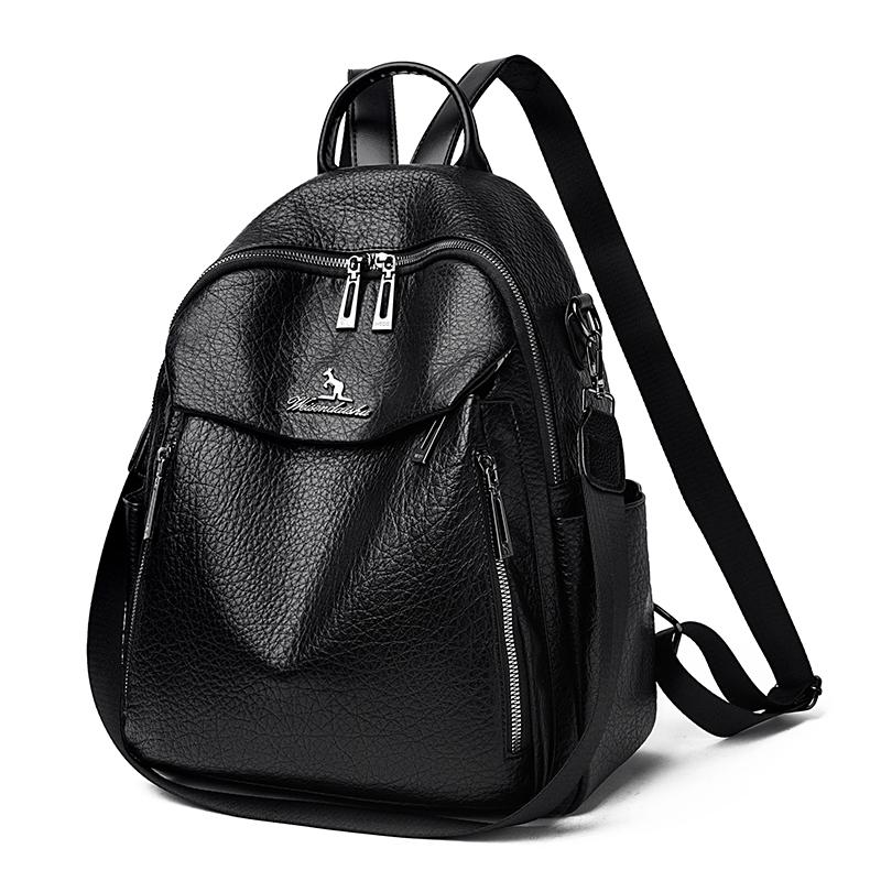 Womens Faux Leather Backpack Purse Casual Daypack Travel Bag for Ladies Girls