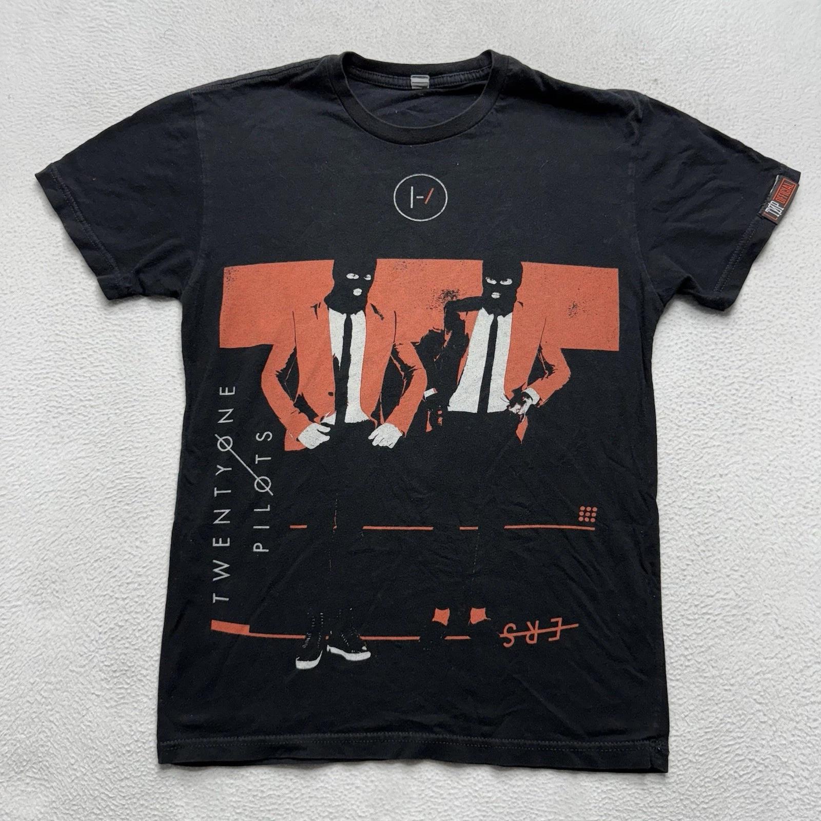 

Twenty One Pilots Размер XS Черная Тур-футболка 2016 Emotional Roadshow S