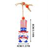 Independence Day Wooden Box Pendant Desktop Decoration Tree Hanging