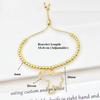 Hot Sale Country Map Bracelet Gold Plated Enamel Venezuela/Africa Flag Pendant Beaded Cuff Bangle For Men Women Jewelry Gift