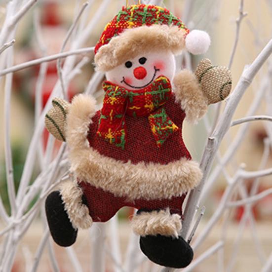 Xmas Tree Decoration Cute Bear Ornament Christmas Ornaments Lightweight Hanging Bear Decoration Tree Pendant Decoration for Home