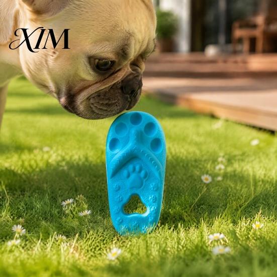 Teething Toys for Puppies Slipper Dog Chew Toy, Puppy Thong Sandal Shape, Interactive Durable Fetch Toy Small to Large Dogs, Pet Training