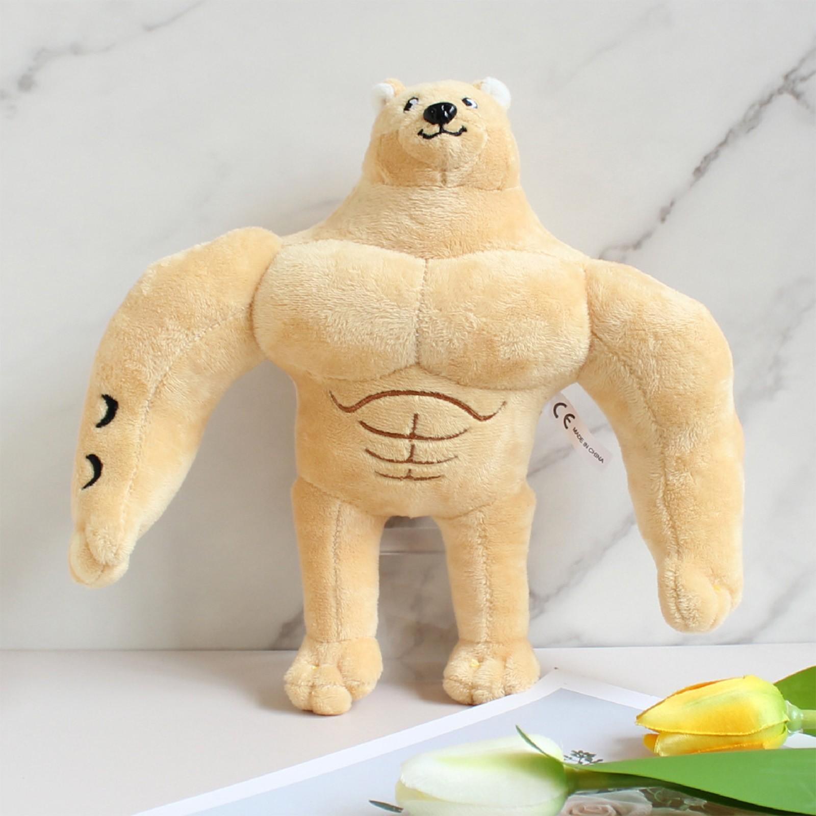 

Плюшевая игрушка для собак Muscle Chai, креативное декоративное украшение плюшевой игрушки