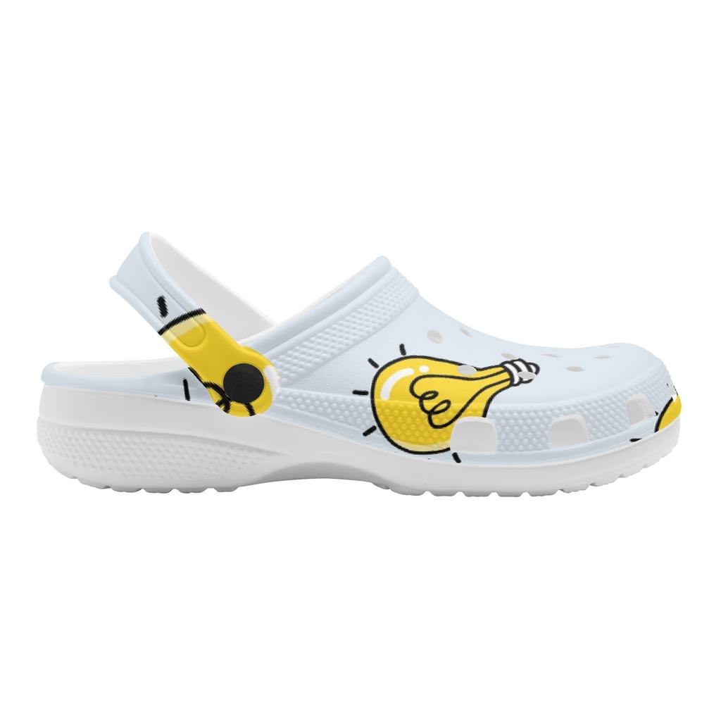 Summer Printed EVA Clogs for Women Men Flexible Lightweight Slip On Casual Shoes Soft Sole Summer Sandals Indoor Outdoor Wear