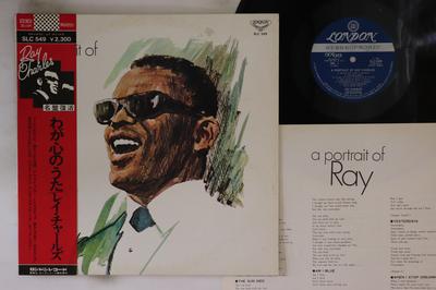 LP Record RAY CHARLES  A Portrait Of Ray Charles SLC549 LONDON 1975 Japan Obi SoulFunk Used
