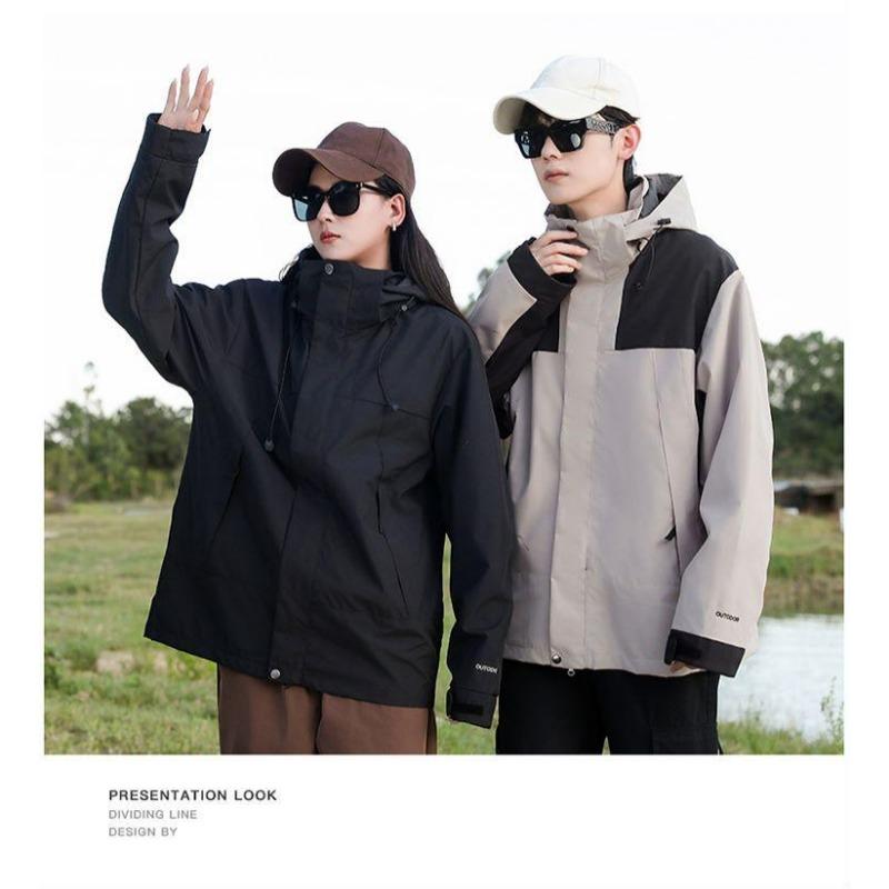Men Couple Punching Jacket with The Same Windproof Fabric Comfortable Fashion Thin Jacket YG-2368