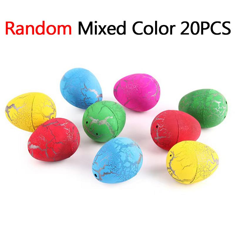 10/20PCS Mini Dinosaur Eggs Hatchable Funny Novelty Magic Growing Dinosaurs Random Mixed Colors Festival Gift Party Souvenir ZYF