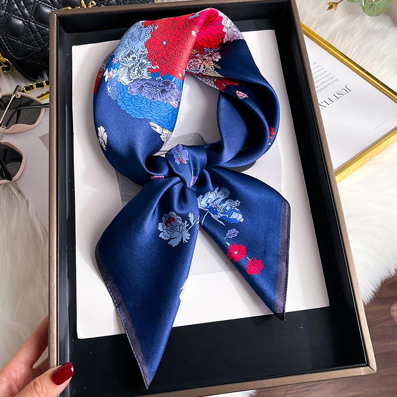 100% Pure Real Silk Scarf Women Neck Shawls Wraps Foulard Scarves Pashmina Female Hijab Bandana bufanda Poncho Square Kerchief