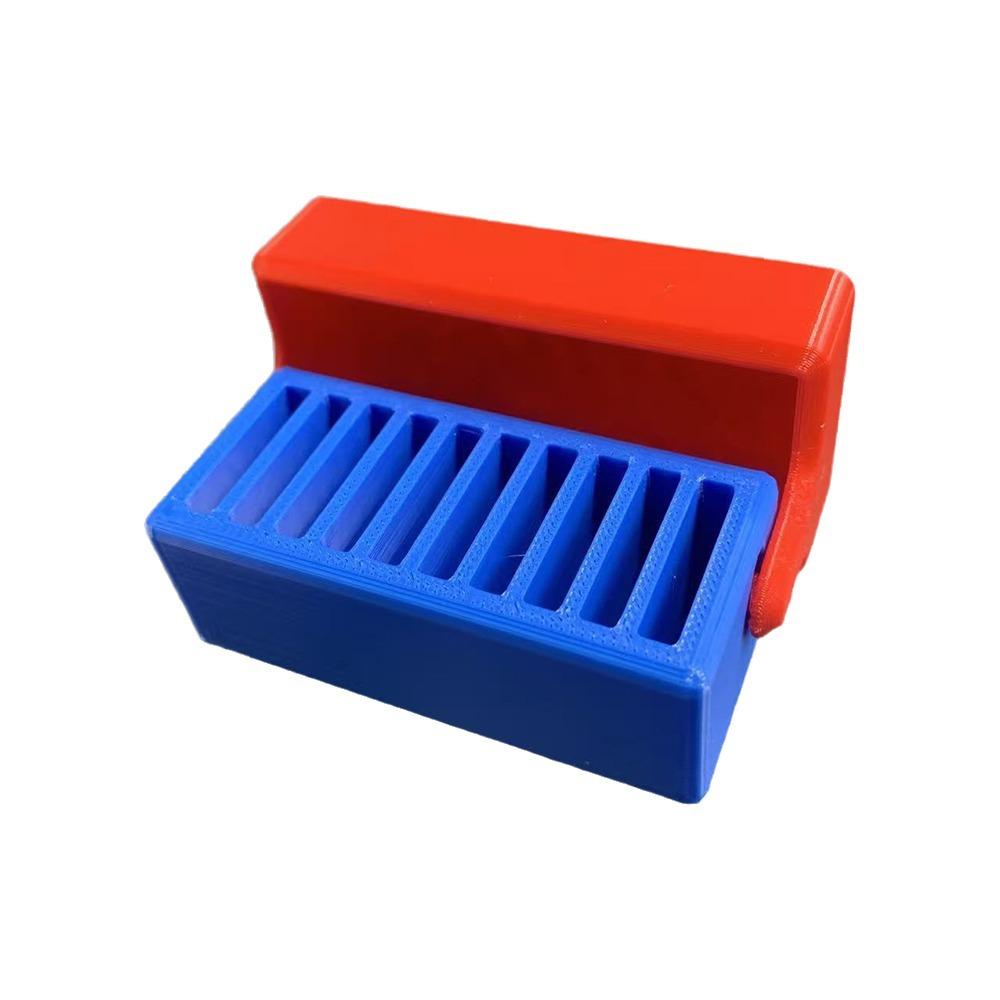 

Plastic Coin Slab Storage Box 10 Slots Game Holder New Cartridge Case Showcase Collection синий