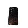 Schwarzer Glitzerpuder Kristall Apfel 16 Handyhülle 15promax Vollständig umschließend IPhone 14 Einfarbig 13 Geeignet für Fortgeschrittene Weich