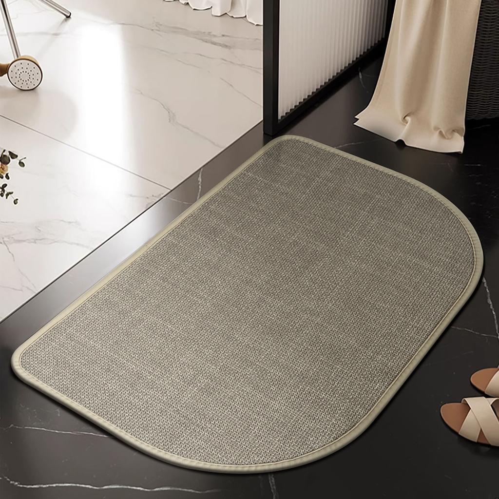 Bathroom Non-Slip Mat Quick-Drying Foot Pad Toilet Toilet Door Wipe Foot Pad Toilet Floor Mat Anti-Drop And Dirt-Resistant Door Mat