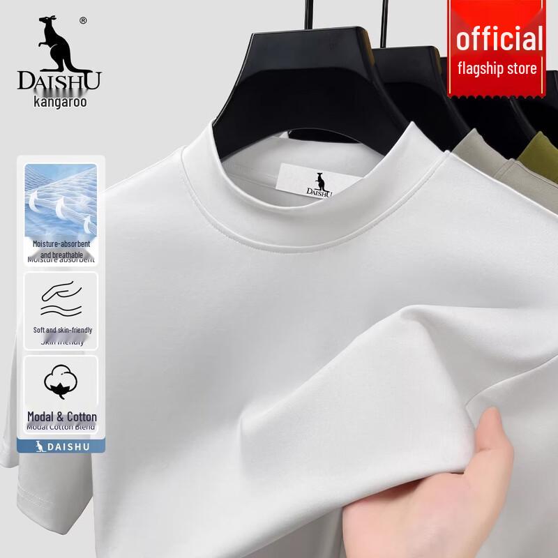 DAISHU Men s Crew Neck Short Sleeve T-Shirt XL
