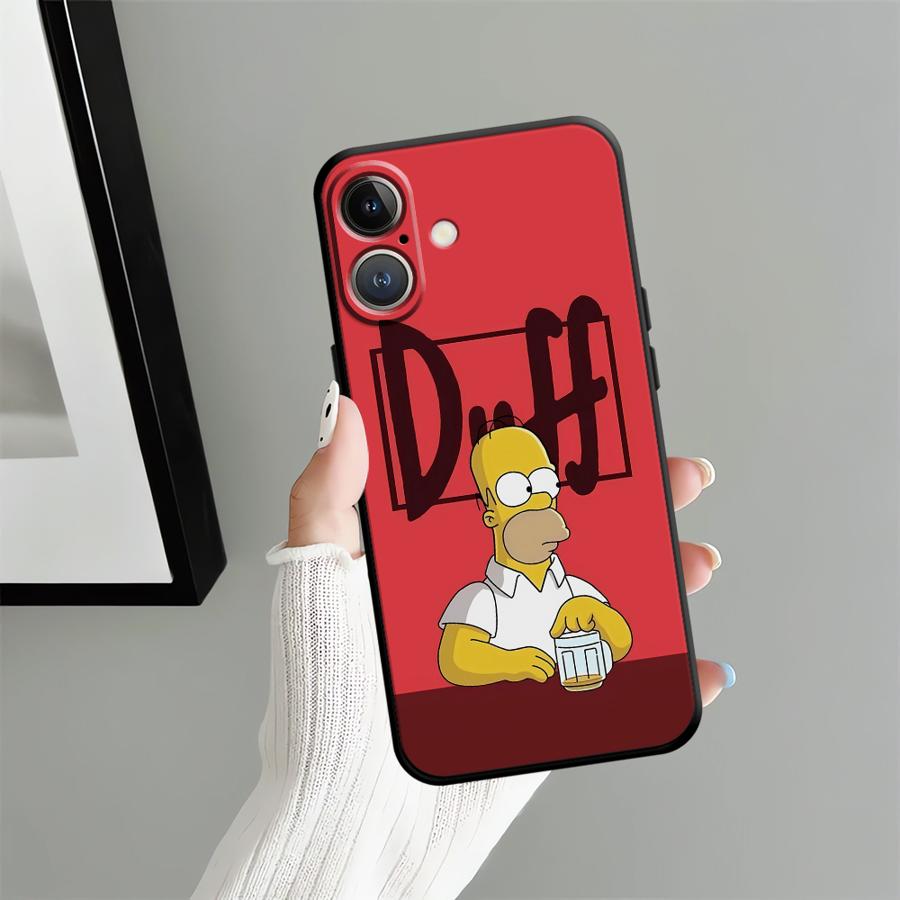 Funda Phone Cover Case for iPhone 13 Mini 12 14 17Air SE 7 8 17 16 Pro Max 11 X XS XR 15 Plus Fun S-simpsons