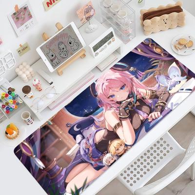 Mouse Pad Game MousePad Nonslip Lockedge Impact Office Student Gaming GGenshin Yo Thickened Large Writing Pad Cushion